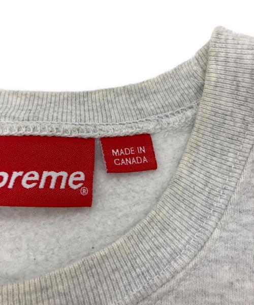 SUPREME（シュプリーム）Supreme (シュプリーム) Underline Crewneck グレー サイズ:Sの古着・服飾アイテム