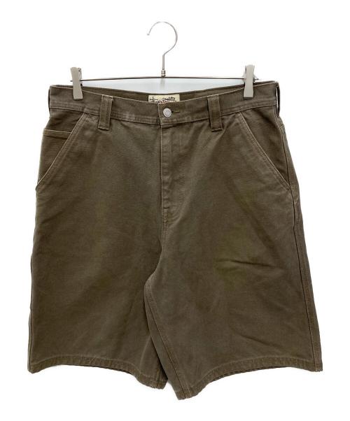 stussy（ステューシー）stussy (ステューシー) Work Short Washed Canvas オリーブ サイズ:32の古着・服飾アイテム