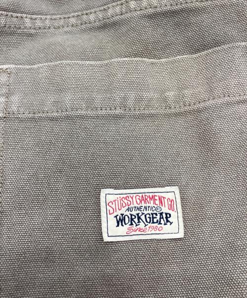 stussy（ステューシー）stussy (ステューシー) Work Short Washed Canvas オリーブ サイズ:32の古着・服飾アイテム