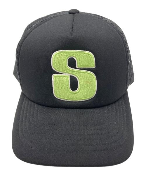 stussy（ステューシー）stussy (ステューシー) Trucker Big S Snapback ブラックの古着・服飾アイテム