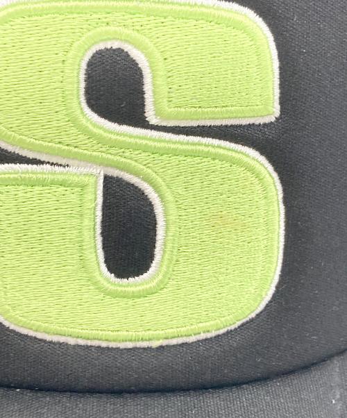 stussy（ステューシー）stussy (ステューシー) Trucker Big S Snapback ブラックの古着・服飾アイテム