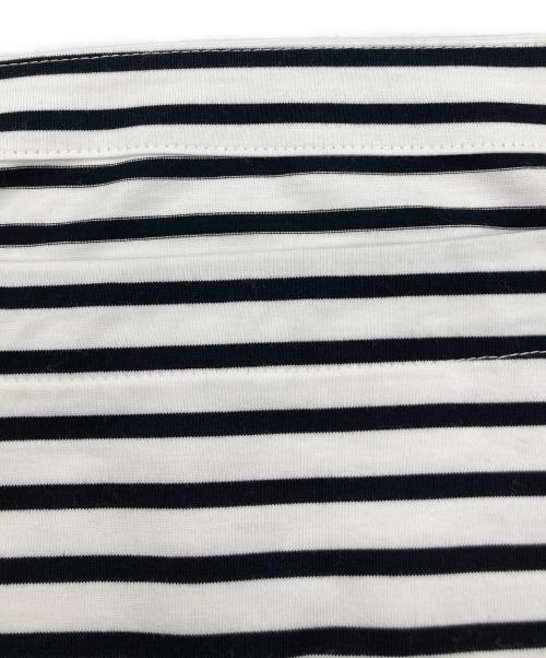 rosy monster（ロージーモンスター）rosy monster (ロージーモンスター) fish shell button border tops ホワイト×ブラック サイズ:FREE 未使用品の古着・服飾アイテム