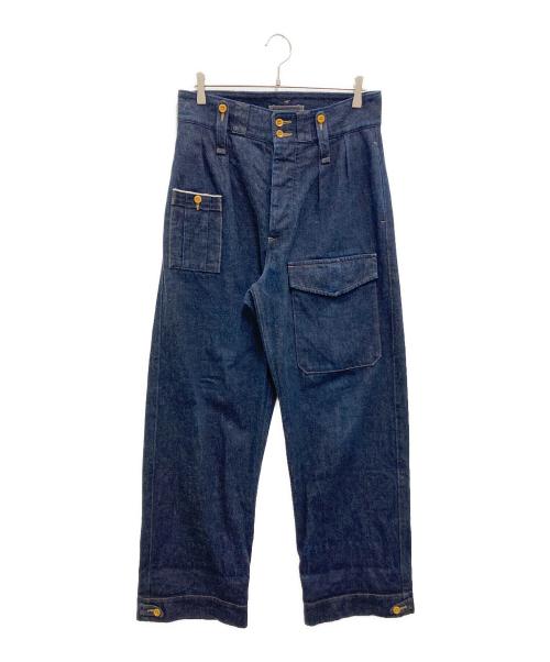 NIGEL CABOURN（ナイジェルケーボン）NIGEL CABOURN (ナイジェルケーボン) BRITISH ARMY PANT LOOSE DENIM インディゴ サイズ:W32の古着・服飾アイテム