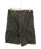 NIGEL CABOURNナイジェルケーボン）の古着「ARMY CARGO SHORT PEALING PRINT」｜グレー