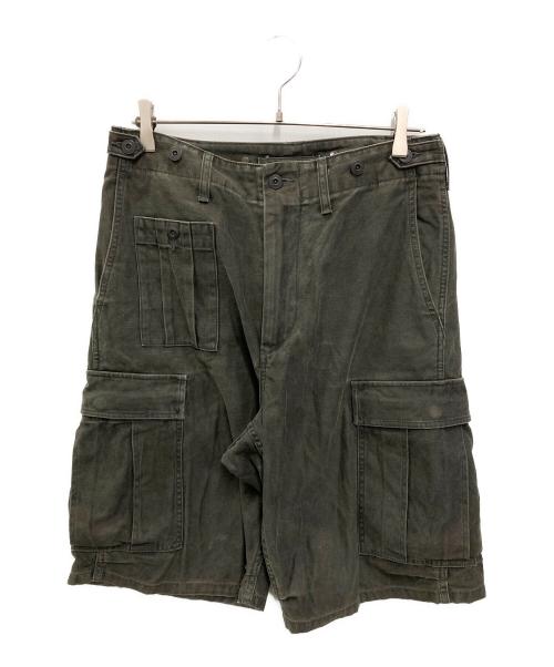 NIGEL CABOURN（ナイジェルケーボン）NIGEL CABOURN (ナイジェルケーボン) ARMY CARGO SHORT PEALING PRINT グレー サイズ:W32の古着・服飾アイテム