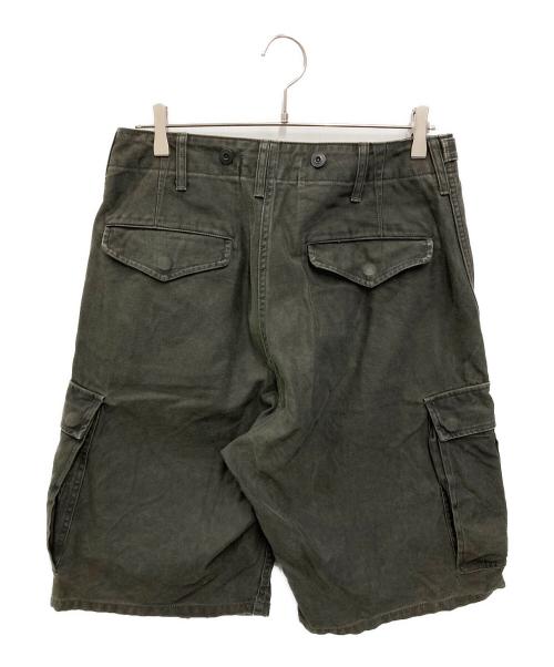 NIGEL CABOURN（ナイジェルケーボン）NIGEL CABOURN (ナイジェルケーボン) ARMY CARGO SHORT PEALING PRINT グレー サイズ:W32の古着・服飾アイテム