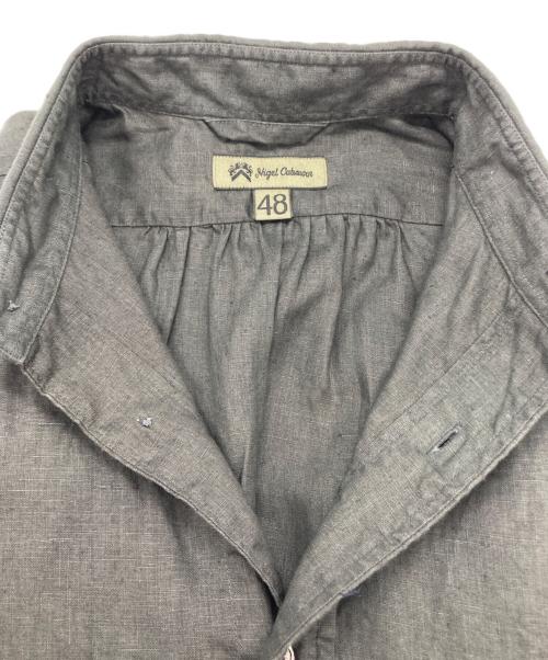 NIGEL CABOURN（ナイジェルケーボン）NIGEL CABOURN (ナイジェルケーボン) BRITISH OFFICERS SHIRT オリーブ サイズ:48の古着・服飾アイテム