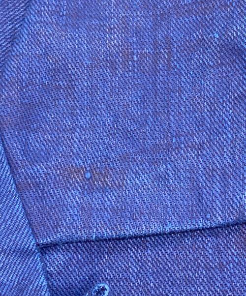 NIGEL CABOURN（ナイジェルケーボン）NIGEL CABOURN (ナイジェルケーボン) OPEN COLLAR SHIRT LINEN INDIGO インディゴ サイズ:50の古着・服飾アイテム