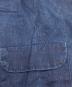 中古・古着 NIGEL CABOURN (ナイジェルケーボン) OPEN COLLAR SHIRT LINEN INDIGO インディゴ サイズ:52：22000円
