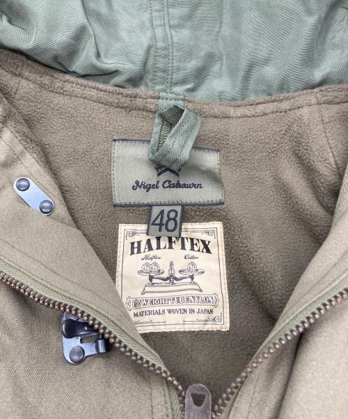 NIGEL CABOURN（ナイジェルケーボン）NIGEL CABOURN (ナイジェルケーボン) DECK JACKET HALFTEX オリーブ サイズ:48の古着・服飾アイテム