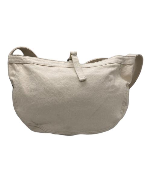 Taiga Takahashi（タイガ タカハシ）Taiga Takahashi (タイガ タカハシ) newsboy bag ホワイトの古着・服飾アイテム