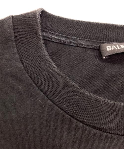BALENCIAGA（バレンシアガ）BALENCIAGA (バレンシアガ) PARISロゴ刺繍Tシャツ ブラック サイズ:Lの古着・服飾アイテム