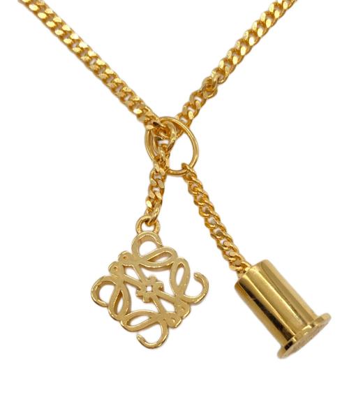 LOEWE（ロエベ）LOEWE (ロエベ) パーソナライゼーション ネックレス ゴールドの古着・服飾アイテム