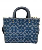 COACHコーチ）の古着「ローグ 25・シグネチャー デニム」｜インディゴ