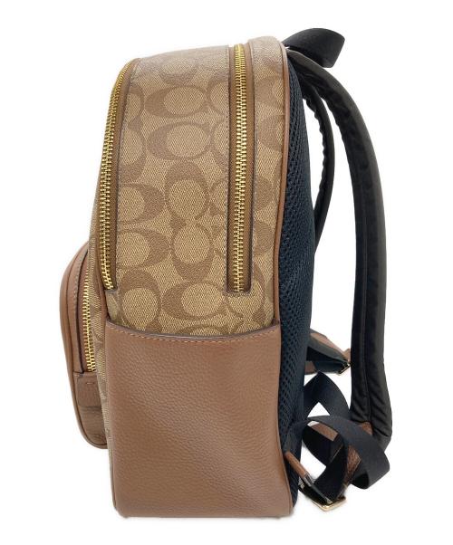 COACH（コーチ）COACH (コーチ) バックパック シグネチャー キャンバス ベージュの古着・服飾アイテム