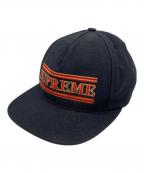SUPREMEシュプリーム）の古着「Stripes 5-Panel Cap」｜ネイビー