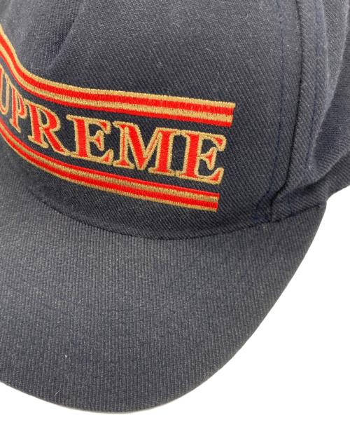 SUPREME（シュプリーム）SUPREME (シュプリーム) Stripes 5-Panel Cap ネイビーの古着・服飾アイテム
