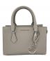 MICHAEL KORS（マイケル・コース）の古着「センタージップ サッチェル スモール バッグ」｜グレー