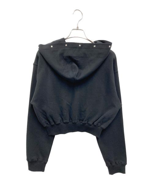 X-GIRL（エックスガール）X-girl (エックスガール) ジップパーカー ブラック サイズ:M 未使用品の古着・服飾アイテム