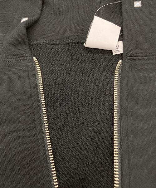 X-GIRL（エックスガール）X-girl (エックスガール) ジップパーカー ブラック サイズ:M 未使用品の古着・服飾アイテム