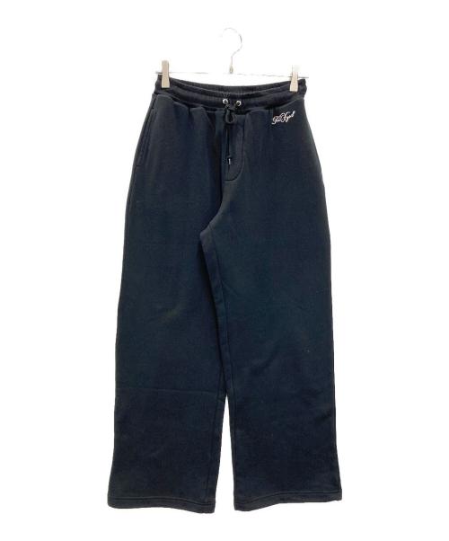 X-GIRL（エックスガール）X-girl (エックスガール) ONE POINT PENCIL SCRIPT LOGO SWEAT PANTS ブラック サイズ:M 未使用品の古着・服飾アイテム