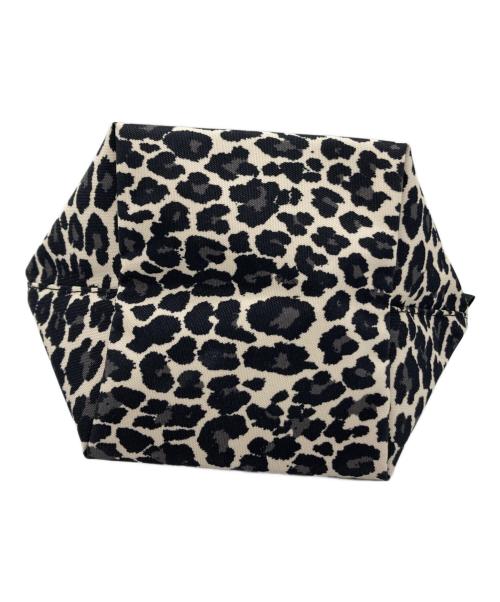 Herve Chapelier（エルベシャプリエ）Herve Chapelier (エルベシャプリエ) レオパード柄Mini Pochette アイボリー×ブラックの古着・服飾アイテム
