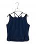 mame kurogouchi（マメクロゴウチ）の古着「Russell Jersey Sleeveless Top」｜ネイビー