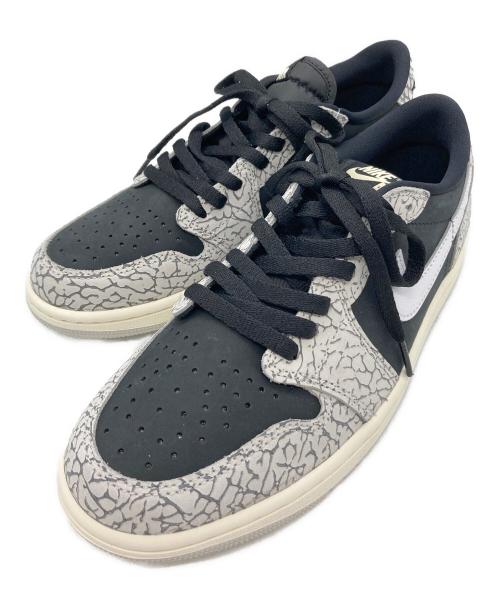 NIKE（ナイキ）NIKE (ナイキ) AIR JORDAN 1 RETRO LOW OG ブラック×グレー サイズ:27cmの古着・服飾アイテム