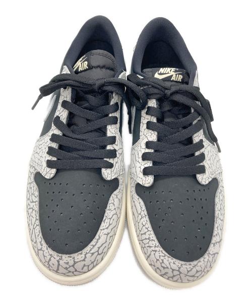 NIKE（ナイキ）NIKE (ナイキ) AIR JORDAN 1 RETRO LOW OG ブラック×グレー サイズ:27cmの古着・服飾アイテム