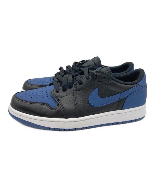 NIKE（ナイキ）NIKE (ナイキ) AIR JORDAN 1 RETRO LOW OG ブラック×ネイビー サイズ:27cmの古着・服飾アイテム