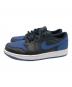 NIKE (ナイキ) AIR JORDAN 1 RETRO LOW OG ブラック×ネイビー サイズ:27cm：10000円