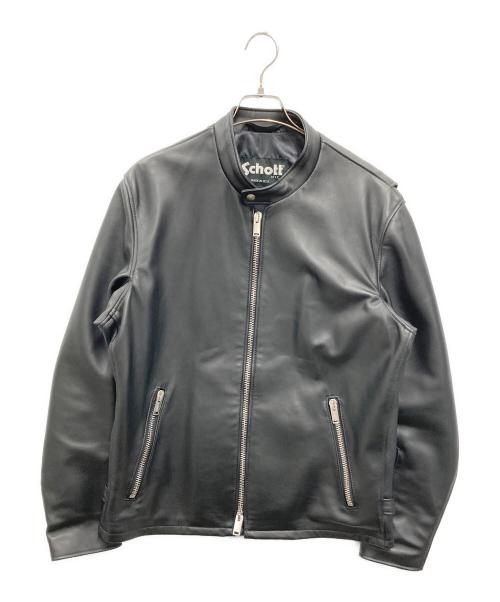 Schott（ショット）Schott (ショット) SOPH. (ソフ) LEATHER RIDERS JACKET ブラック サイズ:40の古着・服飾アイテム