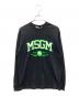 MSGM（エムエスジーエム）の古着「LONG SLEEVE TEE」｜ブラック