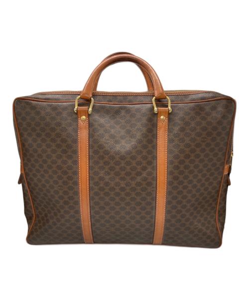 CELINE（セリーヌ）CELINE (セリーヌ) マカダム柄ブリーフケース ブラウンの古着・服飾アイテム