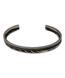 Saint Laurent Paris（サンローランパリ）の古着「Silver-tone Open Bracelet In Metal」