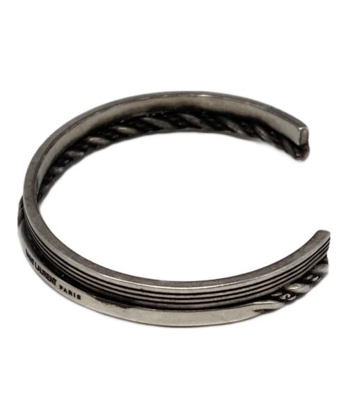 Saint Laurent Paris（サンローランパリ）Saint Laurent Paris (サンローランパリ) Silver-tone Open Bracelet In Metalの古着・服飾アイテム