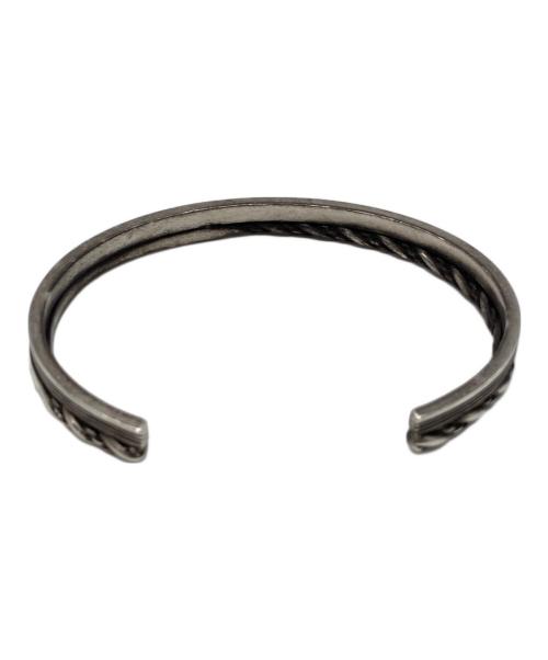 Saint Laurent Paris（サンローランパリ）Saint Laurent Paris (サンローランパリ) Silver-tone Open Bracelet In Metalの古着・服飾アイテム