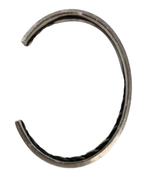 Saint Laurent Paris（サンローランパリ）Saint Laurent Paris (サンローランパリ) Silver-tone Open Bracelet In Metalの古着・服飾アイテム