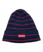 SUPREMEシュプリーム）の古着「STRIPED BEANIE」｜ネイビー×レッド