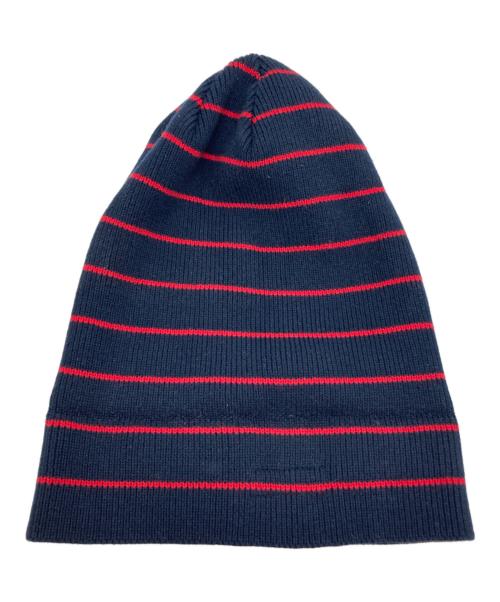 SUPREME（シュプリーム）Supreme (シュプリーム) STRIPED BEANIE ネイビー×レッドの古着・服飾アイテム
