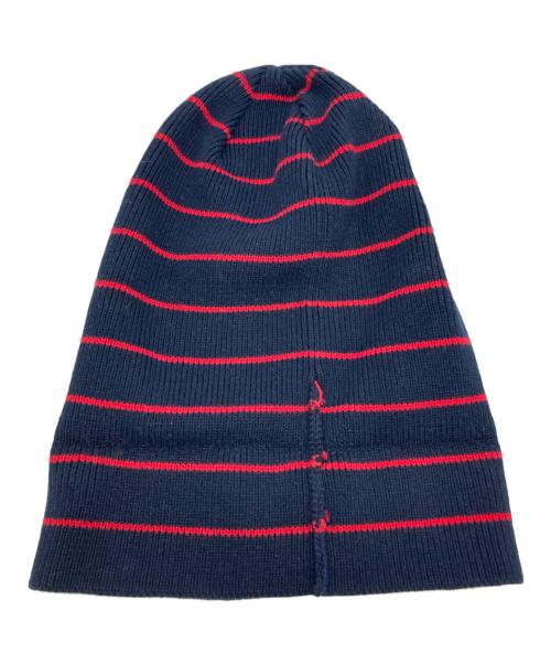 SUPREME（シュプリーム）Supreme (シュプリーム) STRIPED BEANIE ネイビー×レッドの古着・服飾アイテム