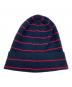 Supreme (シュプリーム) STRIPED BEANIE ネイビー×レッド：5000円