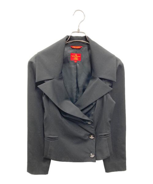 Vivienne Westwood RED LABEL（ヴィヴィアンウエストウッドレッドレーベル）Vivienne Westwood RED LABEL (ヴィヴィアンウエストウッドレッドレーベル) 変形テーラードジャケット ブラック サイズ:2の古着・服飾アイテム
