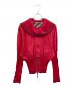 Vivienne Westwood RED LABELヴィヴィアンウエストウッドレッドレーベル）の古着「スウェット ボマージャケット」｜レッド