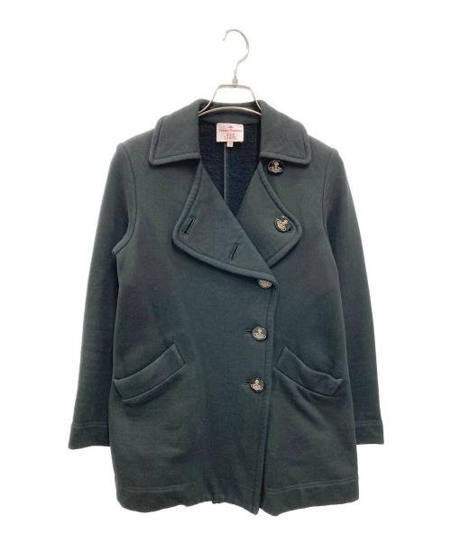 Vivienne Westwood RED LABEL（ヴィヴィアンウエストウッドレッドレーベル）Vivienne Westwood RED LABEL (ヴィヴィアンウエストウッドレッドレーベル) シングルPコート ブラック サイズ:2の古着・服飾アイテム