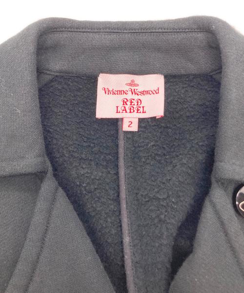 Vivienne Westwood RED LABEL（ヴィヴィアンウエストウッドレッドレーベル）Vivienne Westwood RED LABEL (ヴィヴィアンウエストウッドレッドレーベル) シングルPコート ブラック サイズ:2の古着・服飾アイテム