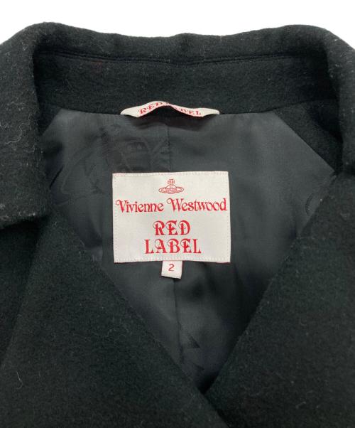 Vivienne Westwood RED LABEL（ヴィヴィアンウエストウッドレッドレーベル）Vivienne Westwood RED LABEL (ヴィヴィアンウエストウッドレッドレーベル) ウールコート ブラック サイズ:2の古着・服飾アイテム