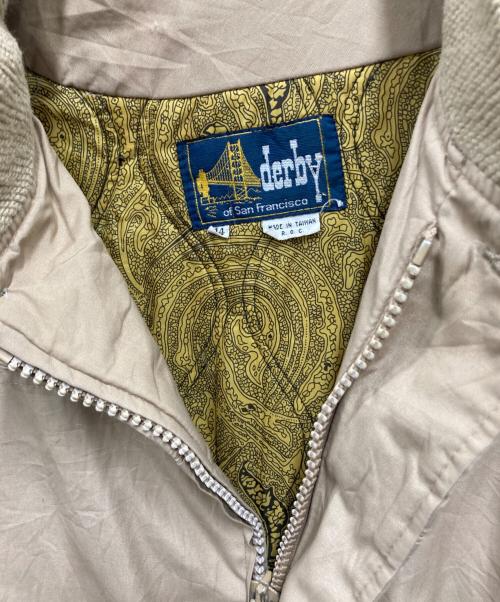 ダービーオブサンフランシスコ（ダービーオブサンフランシスコ）ダービーオブサンフランシスコ (ダービーオブサンフランシスコ) ［古着］ダービージャケット ベージュ サイズ:44の古着・服飾アイテム