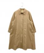 Curensologyカレンソロジー）の古着「ステンカラーコート」｜ベージュ