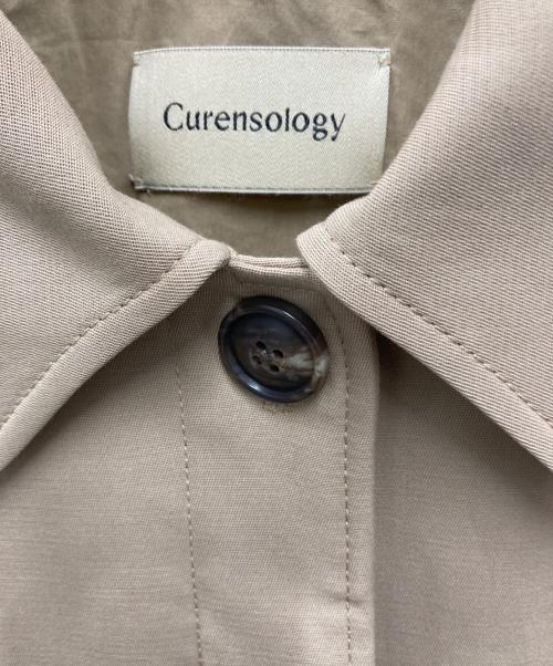 Curensology（カレンソロジー）Curensology (カレンソロジー) ステンカラーコート ベージュ サイズ:36の古着・服飾アイテム